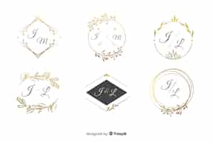 Initial SC Handwriting, Wedding Monogram Logo Design, Modern