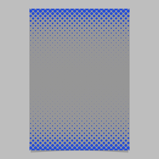 Free vector color abstract halftone circle pattern card template - vector flyer background design with colored dots