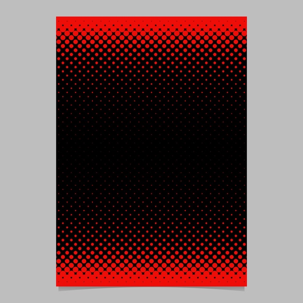 Color abstract halftone circle pattern card template - vector stationery background graphic design with dot pattern