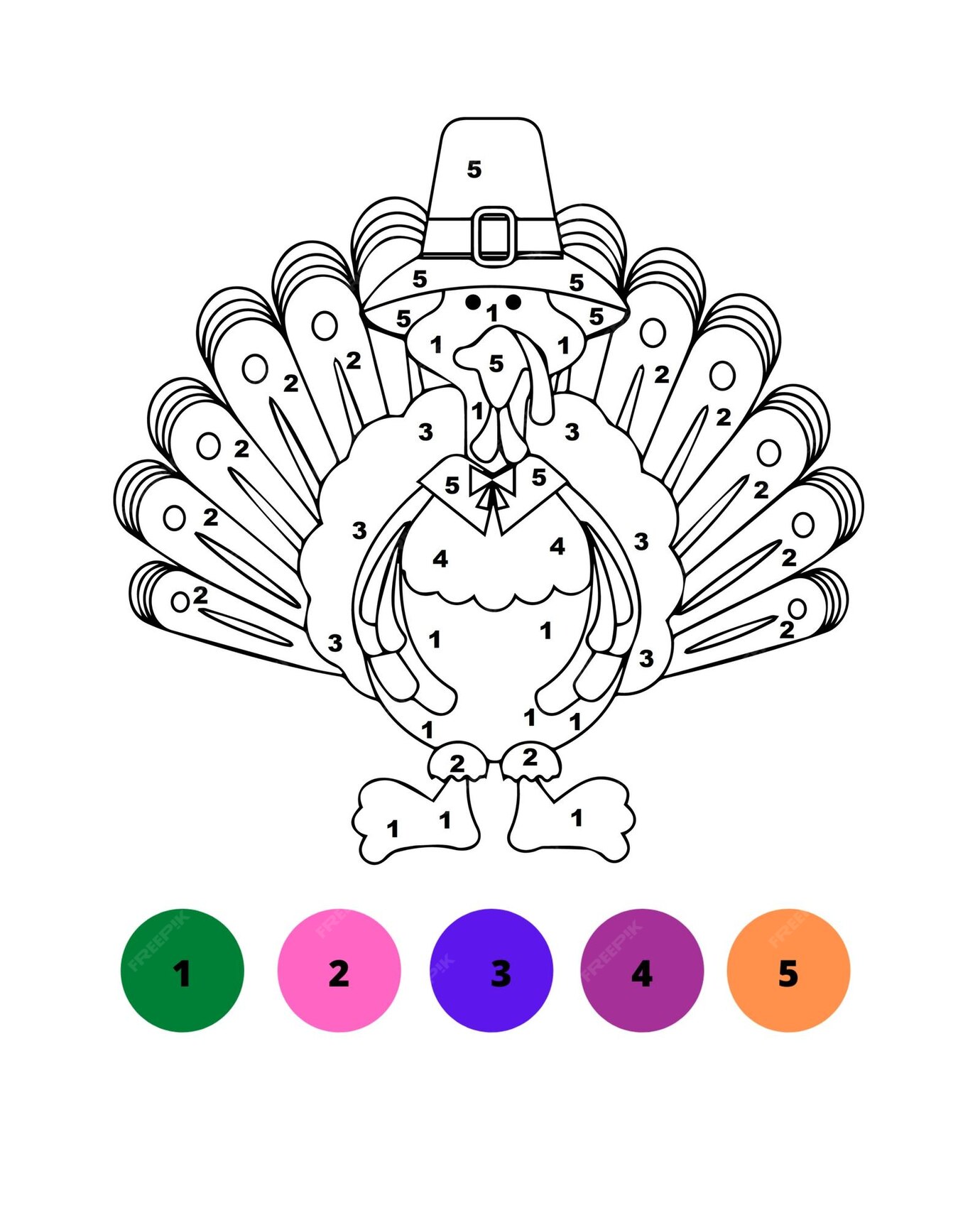premium-vector-color-by-number-thanksgiving-coloring-pages