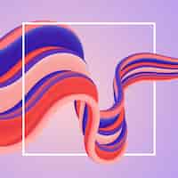 Бесплатное векторное изображение Концепция цветового потока