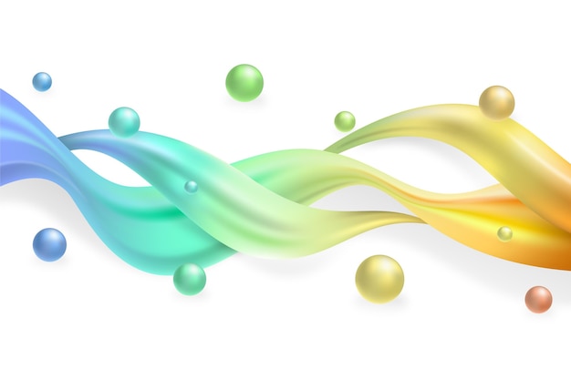 Free vector color flow background