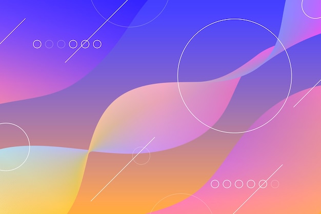 Free vector color flow background