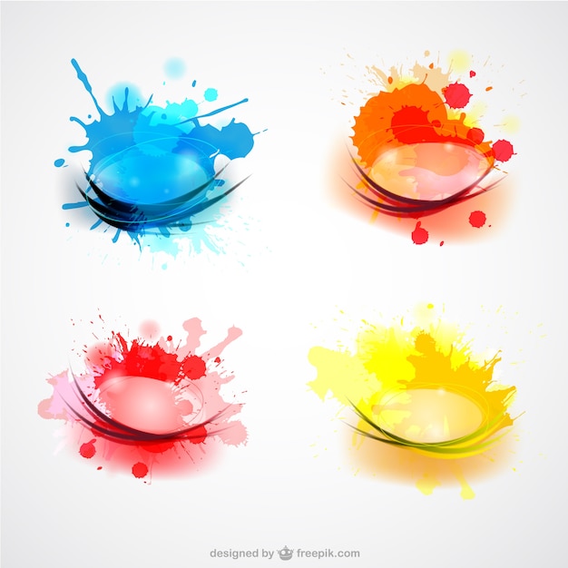 Color splashes set