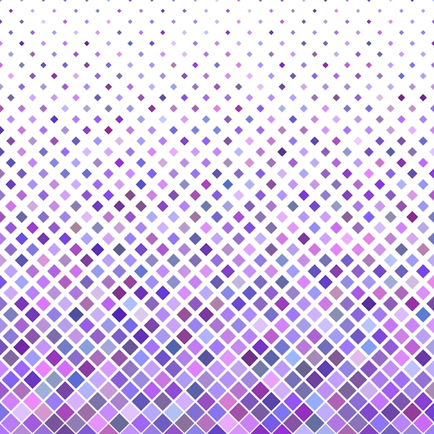 色の抽象的な斜めの正方形のパターンの背景 - 紫色の四角形からのベクトルデザイン
