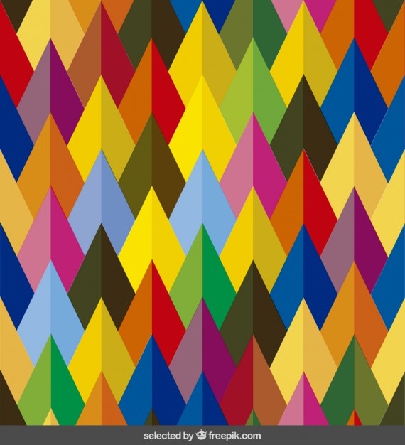 Colored arrows pattern