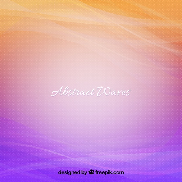 Colored background with wavy forms