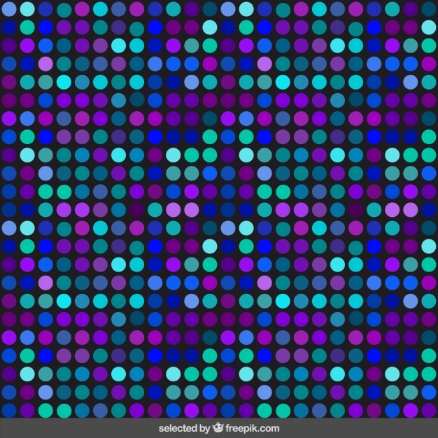 Colored dotted pattern