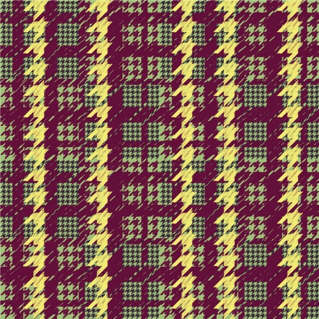 Free vector colored houndstooth pattern