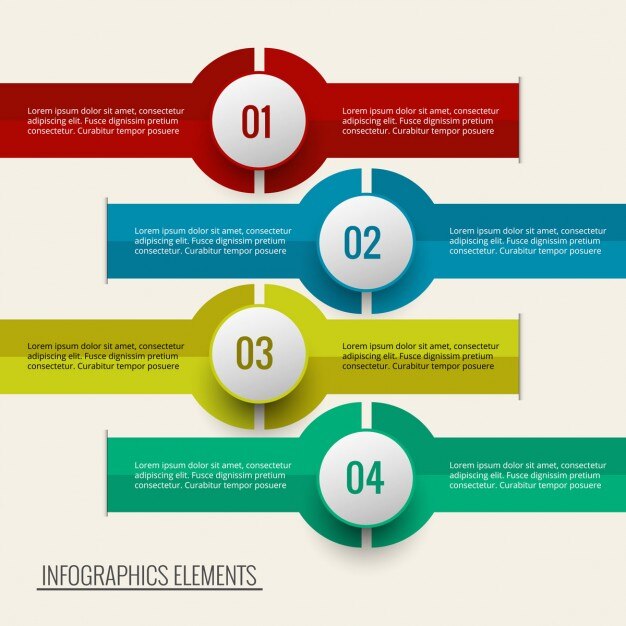 Sfondo colorato infografica