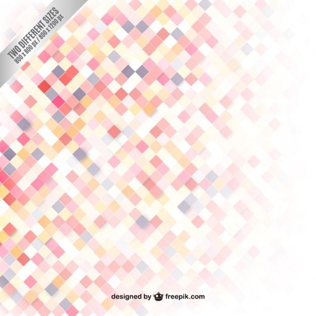 Free Vector colored pixels background