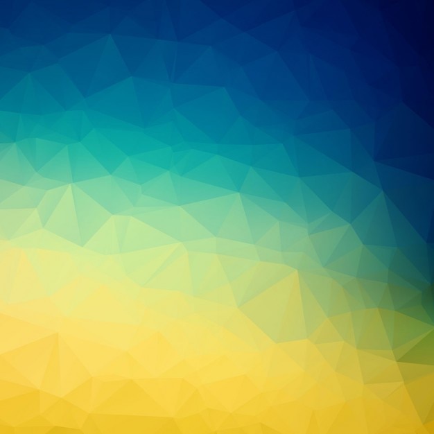 Colored polygonal background in modern style 