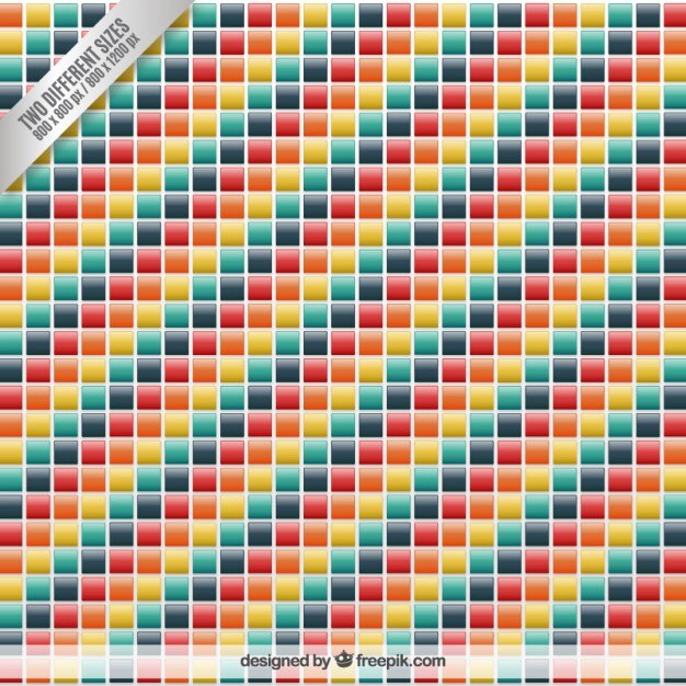 Free Vector colored squares background