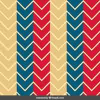 Free vector colored zig zag pattern