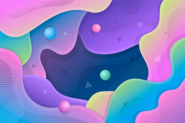 Free vector colorful abstract background concept