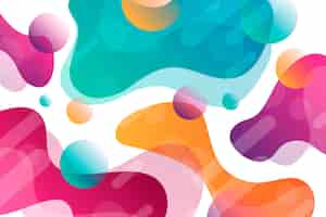 Free vector colorful abstract background with circles