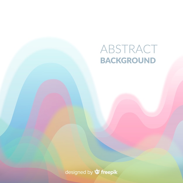 Free vector colorful abstract background with flat design