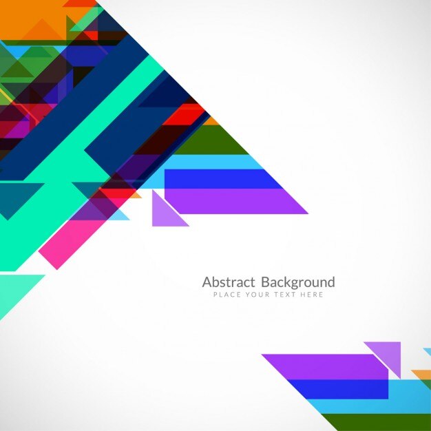 Colorful abstract background with polygonal shapes