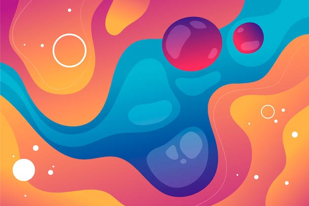 Colorful abstract background with shapes