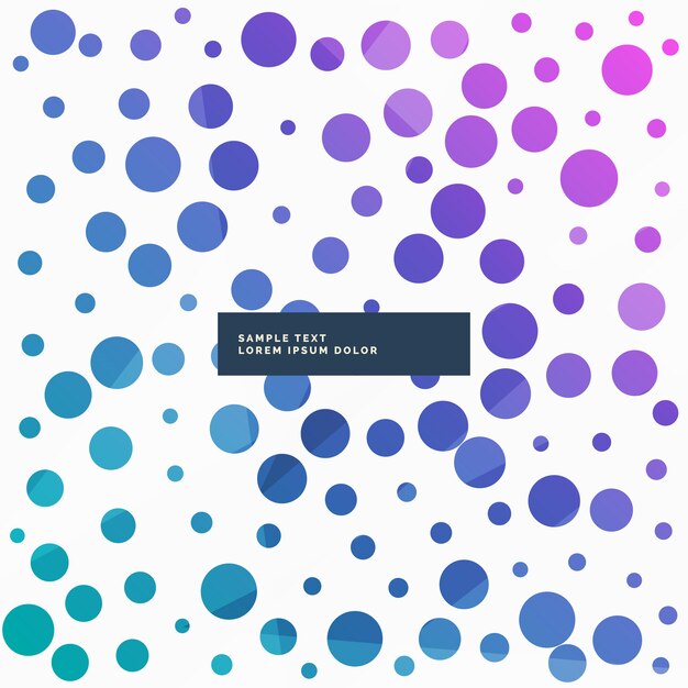 colorful abstract dots pattern background