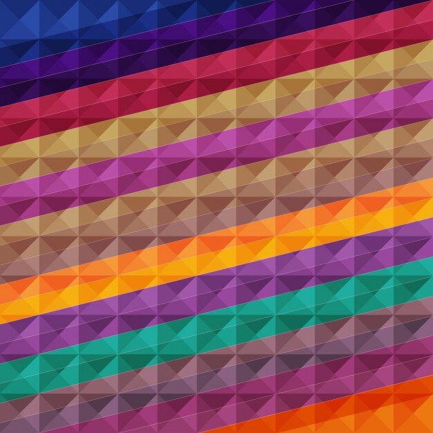 Free Vector colorful abstract mosaic background