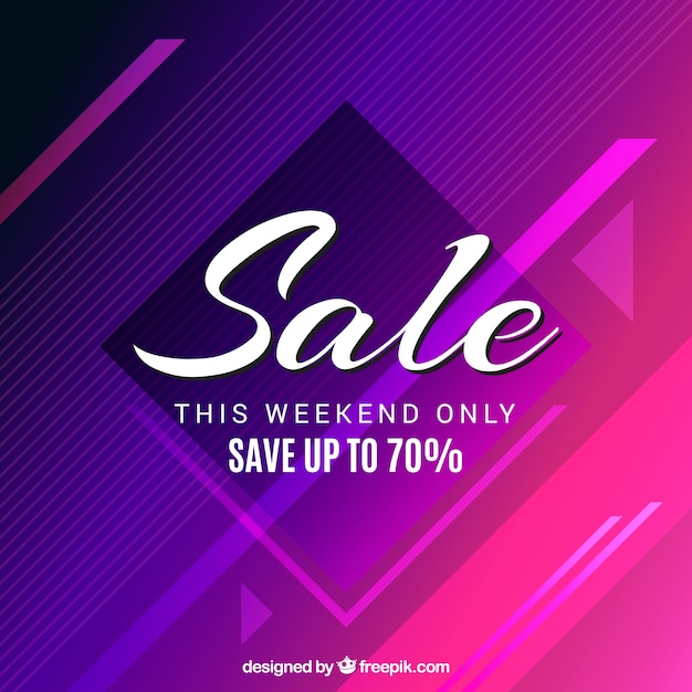 Colorful abstract sale background