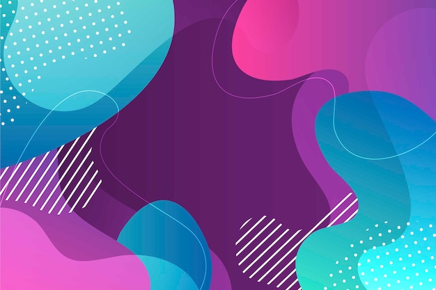 Free Vector Colorful Abstract Wallpaper Concept