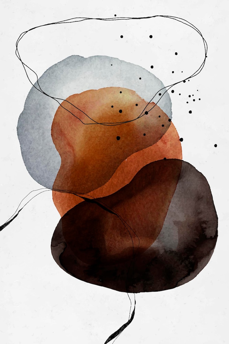 Free Vector colorful abstract watercolor circles design vector