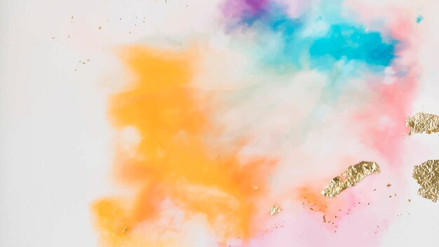 Colorful abstract watercolor painting background