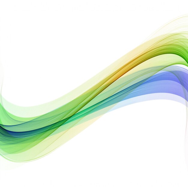 Colorful abstract wavy background