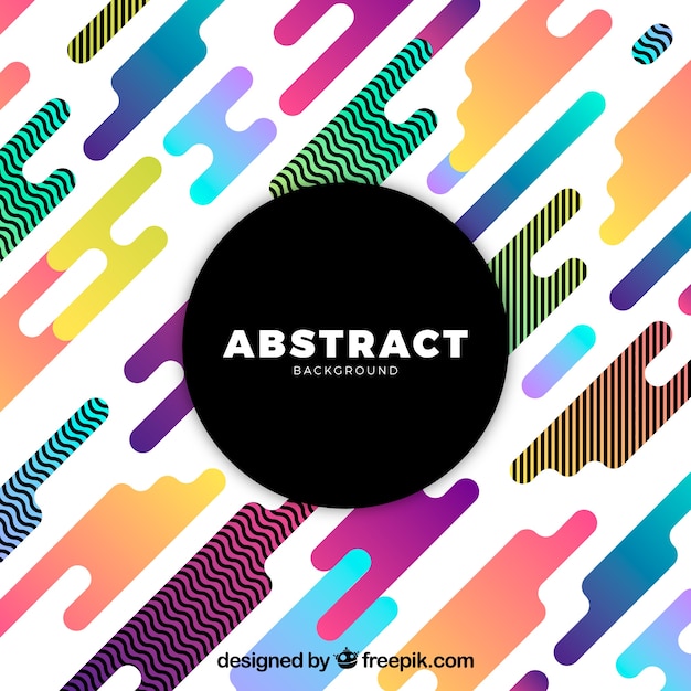 Free vector colorful background in abstract style