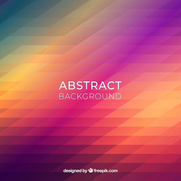 Free vector colorful background in abstract style