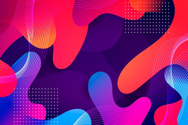 Free vector colorful background concept