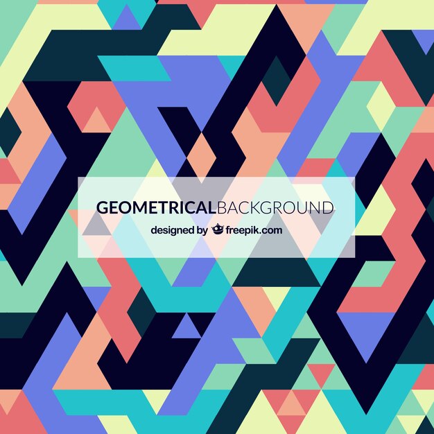 colorful background in geometric style