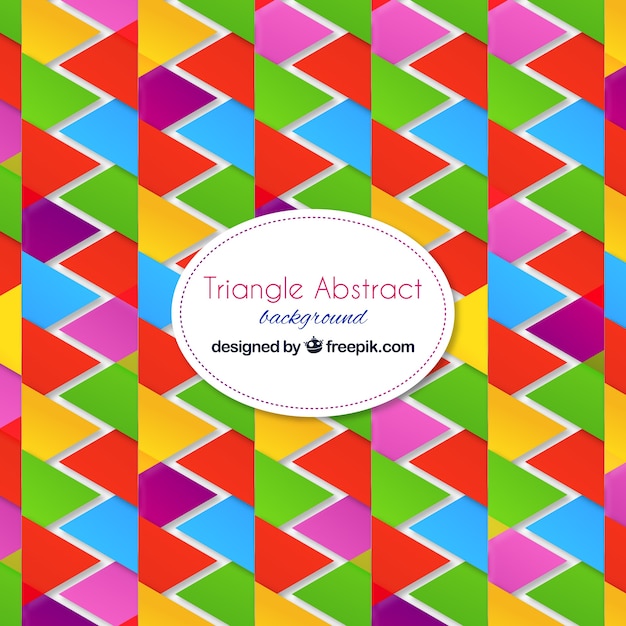 Free vector colorful background in triangular style