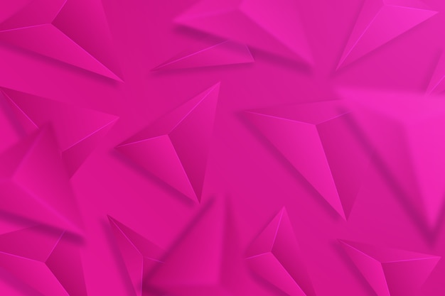 Colorful background with 3d triangles