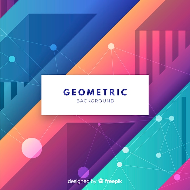 Free vector colorful background with abstract design