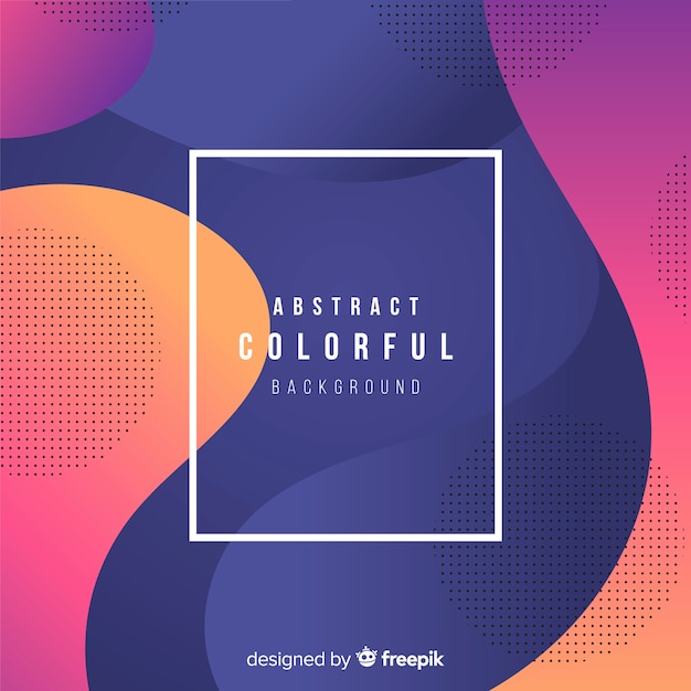 Colorful background with abstract design