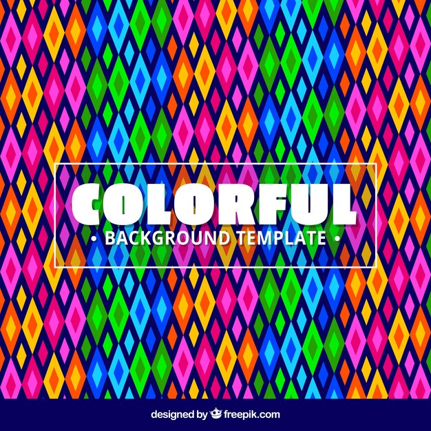 Free Vector colorful background with abstract shapes