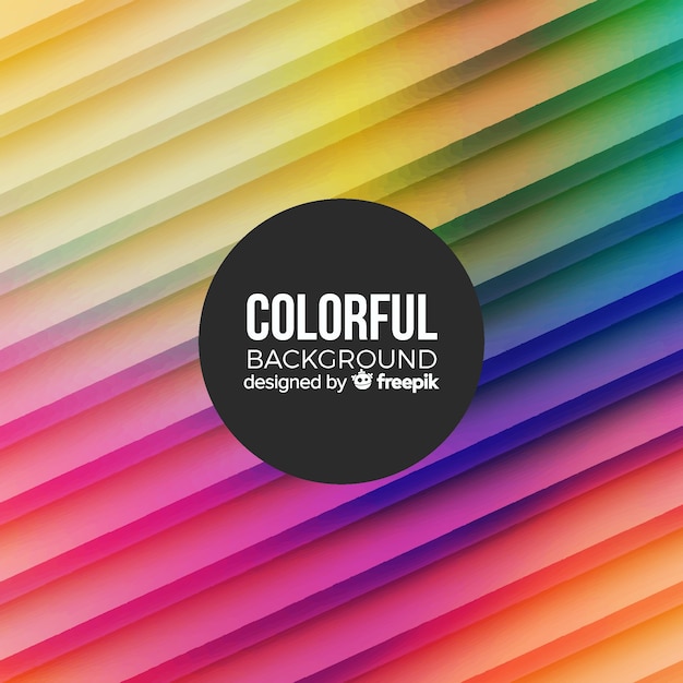 Free vector colorful background with abstract shapes