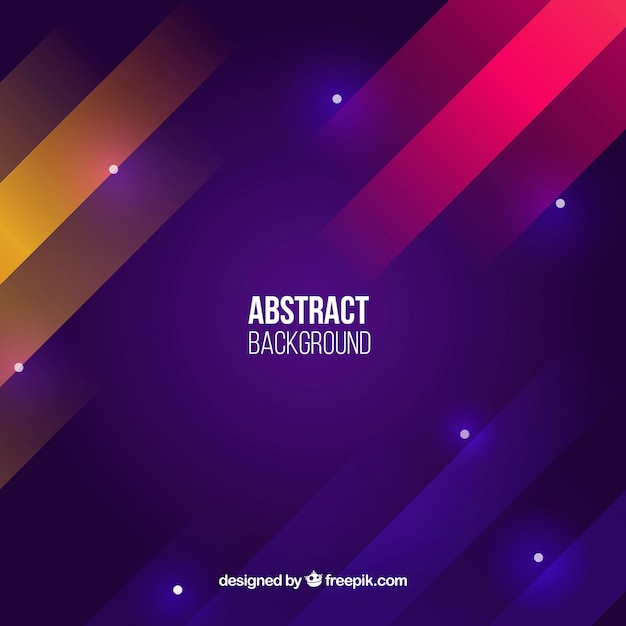 Free vector colorful background with abstract style