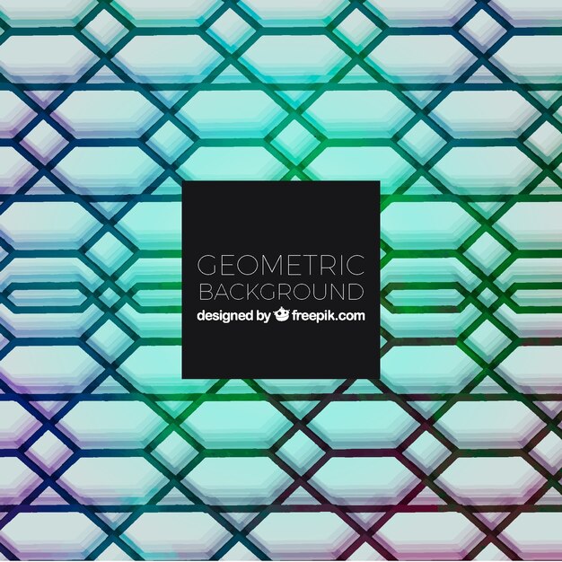 Colorful background with geometric shapes