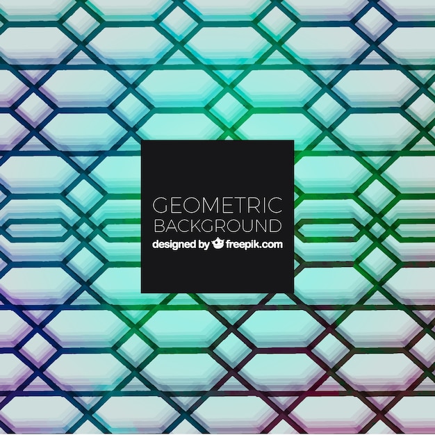 Colorful background with geometric shapes