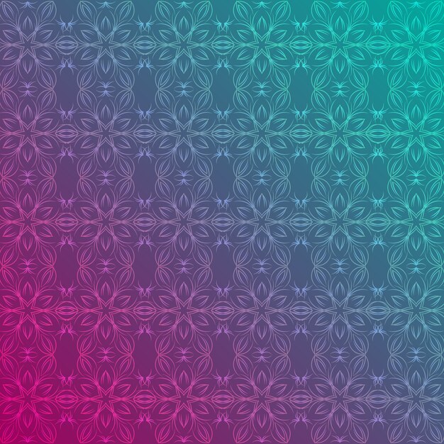 Colorful background with mandala pattern