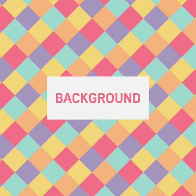 Colorful background with squares