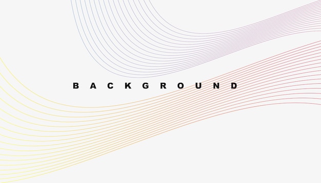 colorful background with wavy lines copy space
