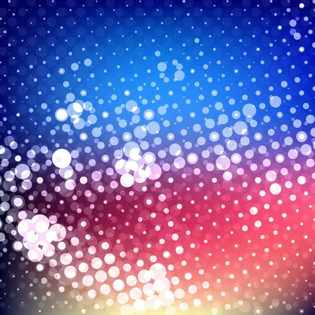 Free vector colorful background with white dots