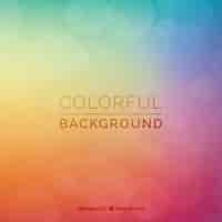 Free vector colorful background