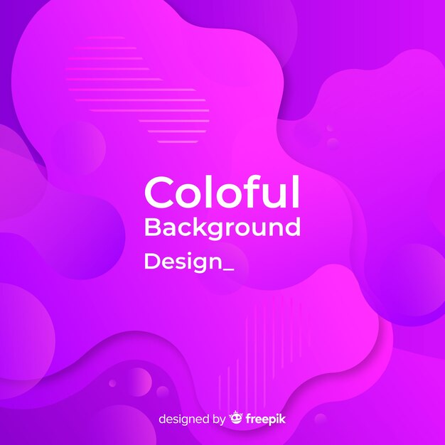 Free vector colorful background