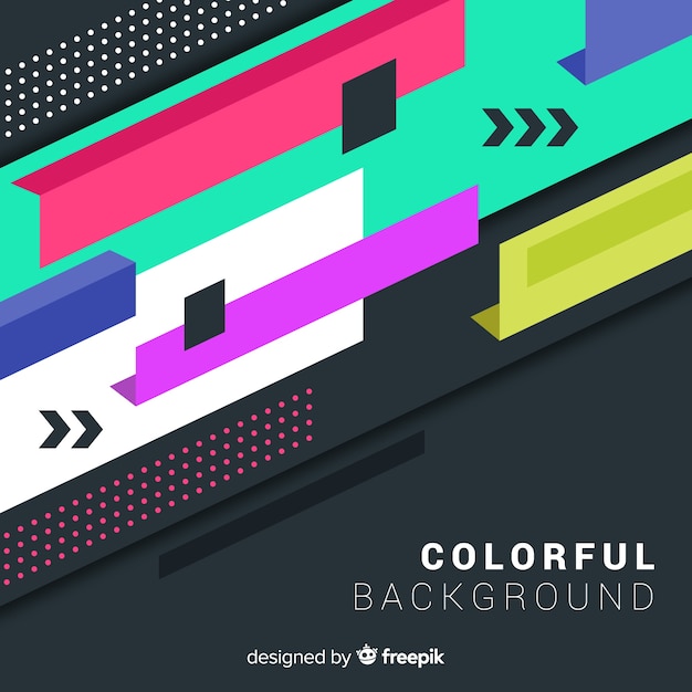 Free vector colorful background